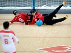 Japan take on China in the women's Team Goalball gold medal match