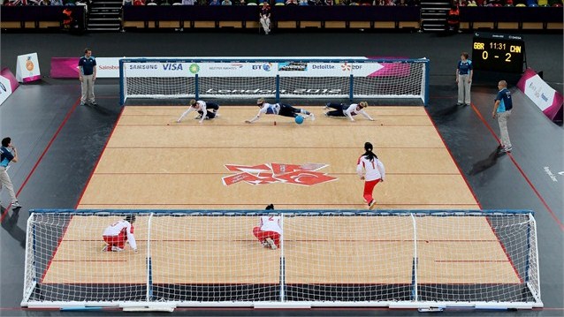 Great Britain's women take on China in Goalball 