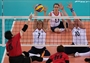 Japan take on Great Britain in the women's Sitting Volleyball 