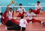 China take on Egypt in the men's Sitting Volleyball