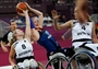 Great Britain in quarter final action against Germany 