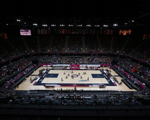 View of the Basketball Arena