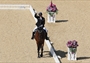 Rachel Stock of New Zealand rides Rimini Park Emmerich during the Equestrian Dressage 