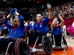 Great Britain are defeated by Japan in the Wheelchair Rugby 