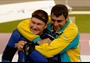 Vasyl Kovalchuk celebrates Shooting gold