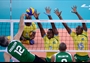 Rwanda take on Brazil in the men's Sitting Volleyball preliminaries