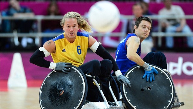 France take on Sweden in the Mixed Wheelchair Rugby