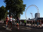 Marathon continues on a glorious day in London