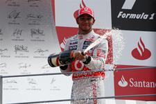 Race winner Lewis Hamilton (GBR) McLaren celebrates with the champagne on the podium.
Formula One World Championship, Rd 13, Italian Grand Prix, Race, Monza, Italy, Sunday, 9 September 2012