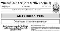 PDF-Datei: Amtsblatt der Stadt Meuselwitz