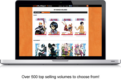 VIZ Manga App Slide 1