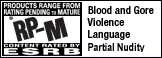 ESRB Rated RP - M : Blood and Gore, Violence, Language, Partial Nudity