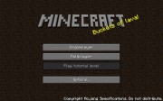 Minecraft Game: Title Screenshot