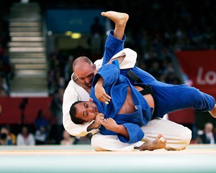 Judo stars battle it out at ExCeL