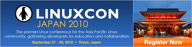 Register for LinuxCon / Japan 2010