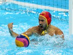 Day 8: action from the preliminary rounds of the men's Water Polo 