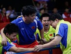 The Chinese Table Tennis team win gold