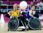 France take on Sweden in the Mixed Wheelchair Rugby