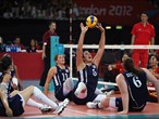 USA take on China in the women's Sitting Volleyball gold medal match