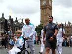 Big Ben watches over the Paralympic Torch Relay