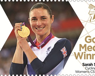 Sarah Storey gold medal stamp