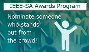 IEEE-SA Awards Program Nominate ad