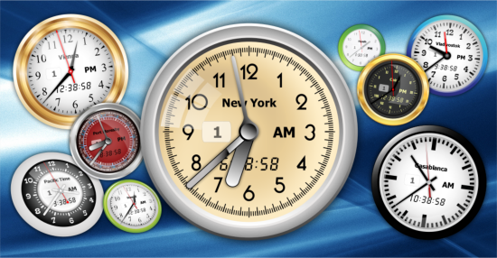 Vector Clock Pro clock skins.