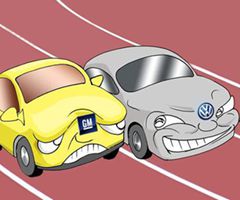 VW and GM are racing to be the first in China