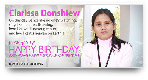 Birthday Card - Clarissa Donshiew