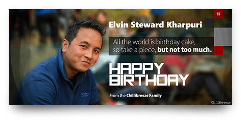 Birthday Card - Elvin Steward Kharpuri