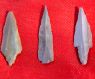 Stone arrowheads made of flint, found at Eshtaol (Olivier Fitoussi)