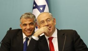 Prime Minister Benjamin Netanyahu and Finance Minister Yair Lapid