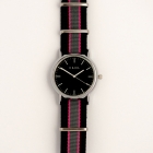 Crowns and Co watch with Multi Stripe