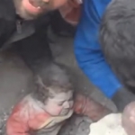 Vídeo: Imagens de uma bebé salva em Aleppo emocionam o mundo