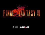 Final Fantasy VI Game: Title Screenshot