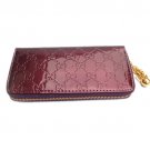 Gucci Leather Purse With Grain Deep Red
