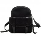 Gucci Backpack Bags Black Gg Fabric Black Leather