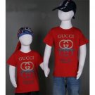 Kids Gucci T Shirt Red Monogram Logo
