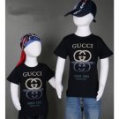 Kids Gucci T Shirt Black Monogram Logo