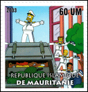 Mauritania Illegal Stamp 1G