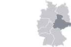 Deutschlandkarte mit Regionalbereich Südost der DB Netz AG, DB Netz AG