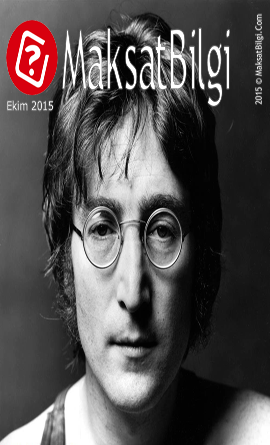 MaksatBilgi Ekim 2015 Kapak John Lennon
