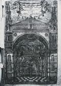 Pulsa aqu para ampliar Monasterio de Santa Engracia (Zaragoza), grabado en la 'Historia' de Martn(1735)