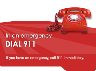 In an emergency DIAL 911