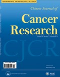 Chinese Journal of Cancer Research Cover