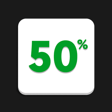 Last chance! 50% off Personal