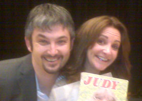 Very public relations with funny lady Lucy Porter