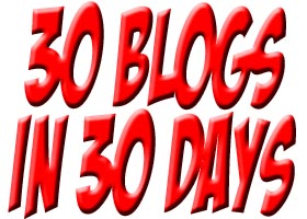 30 Blogs in 30 Days - A PR & social media experiment!