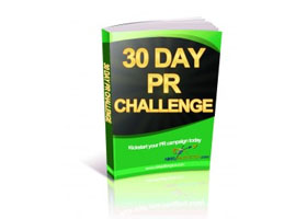 Will you take the 30 Day PR Challenge? Transform your PR!