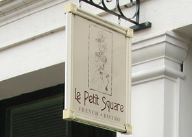 Speaking Russian at Newburys French Bistro Le Petit Square